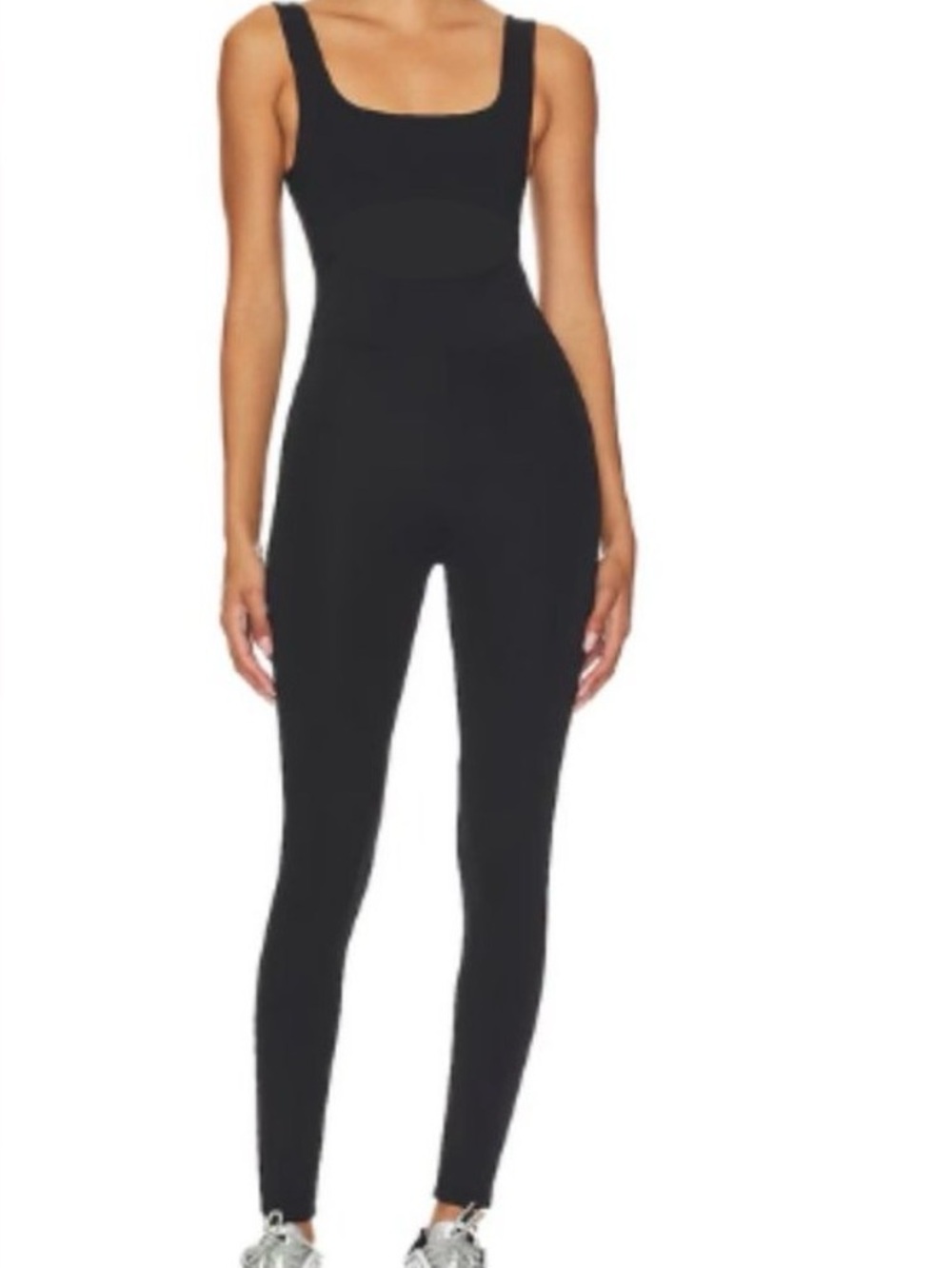 Revolve H:ours Black Jersey Jumpsuit Catsuit SIZE XS